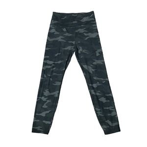 ZOBHA Yoga Leggings Size Medium Pull on‎ Camouflage Print Black Gray Knit